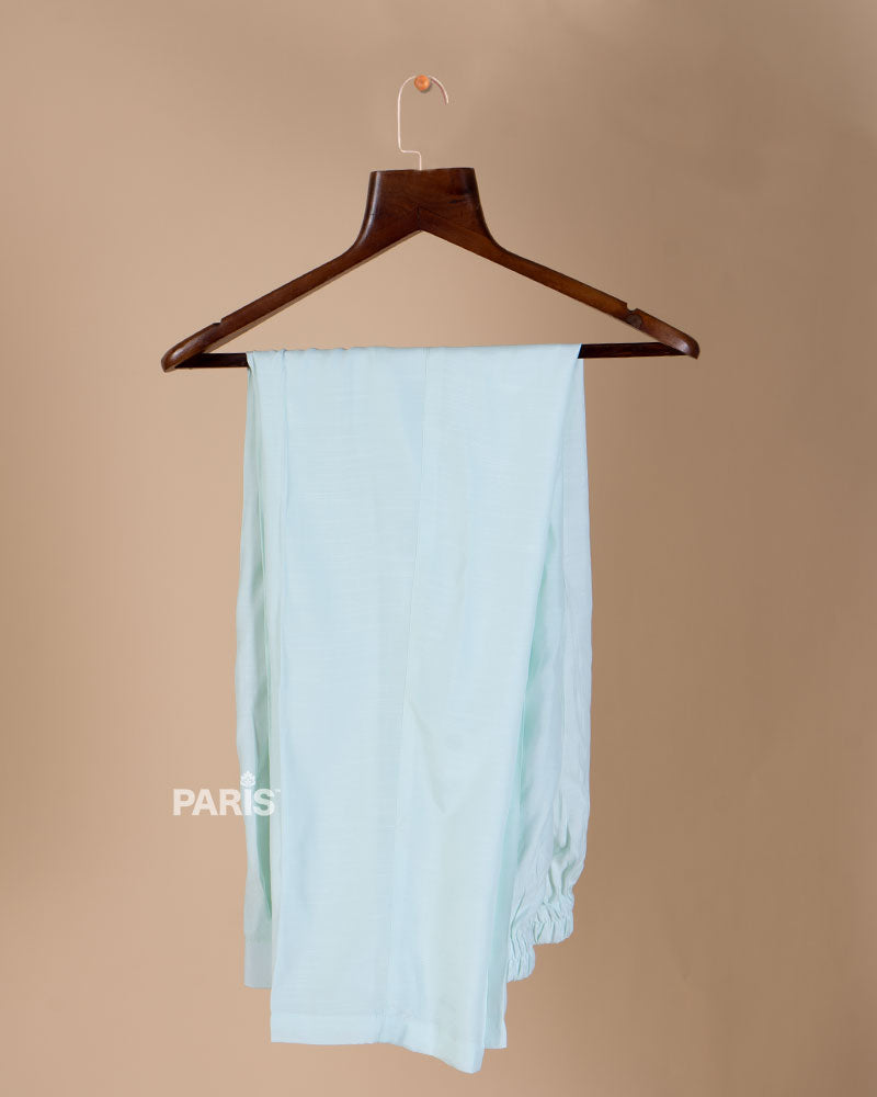 Irish Mint Embellished Jacket Kurta Set with Pajama 06