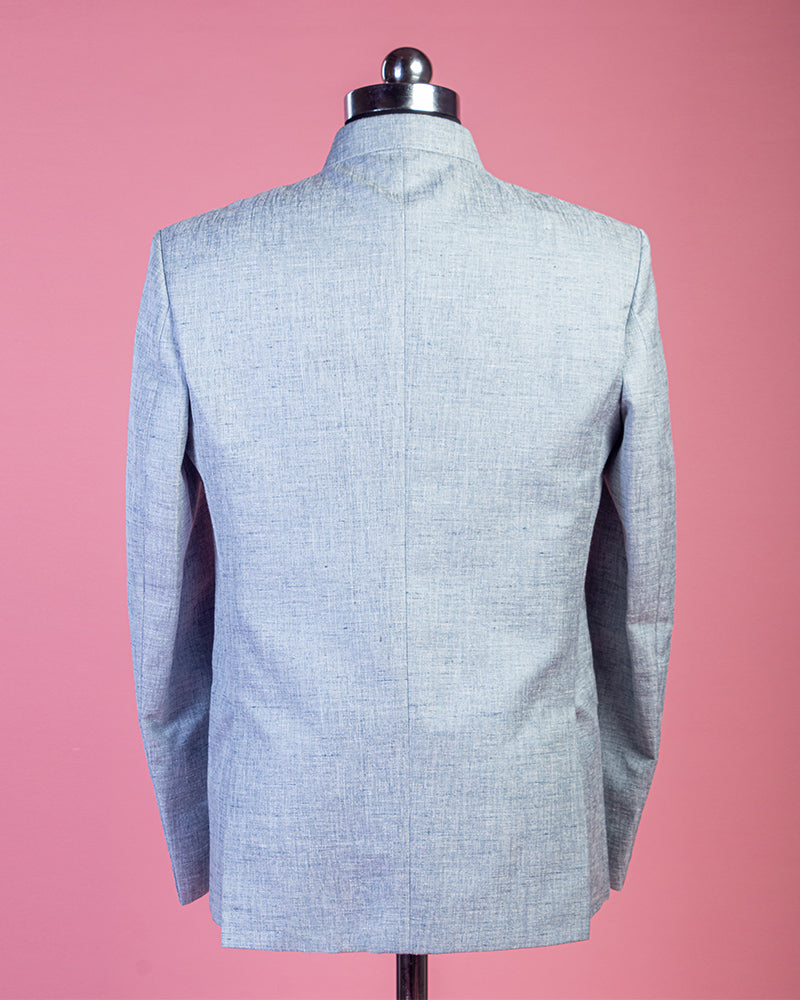 Sky Blue Contrast Jodhpuri Suit