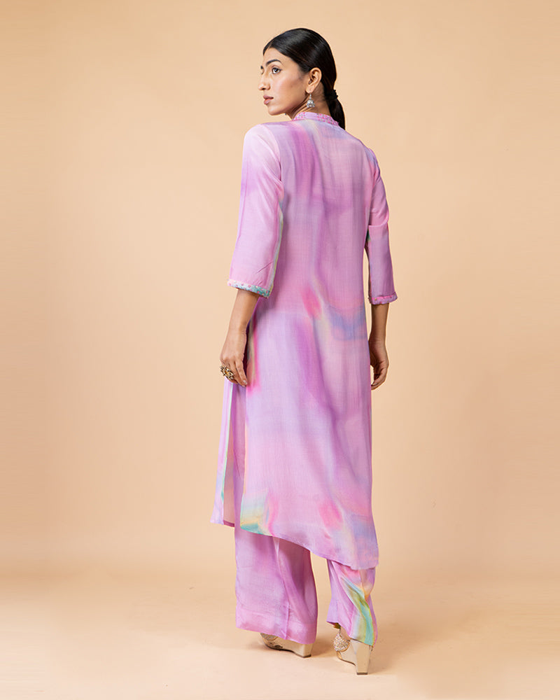 Lavender Embellished Salwar Kameez