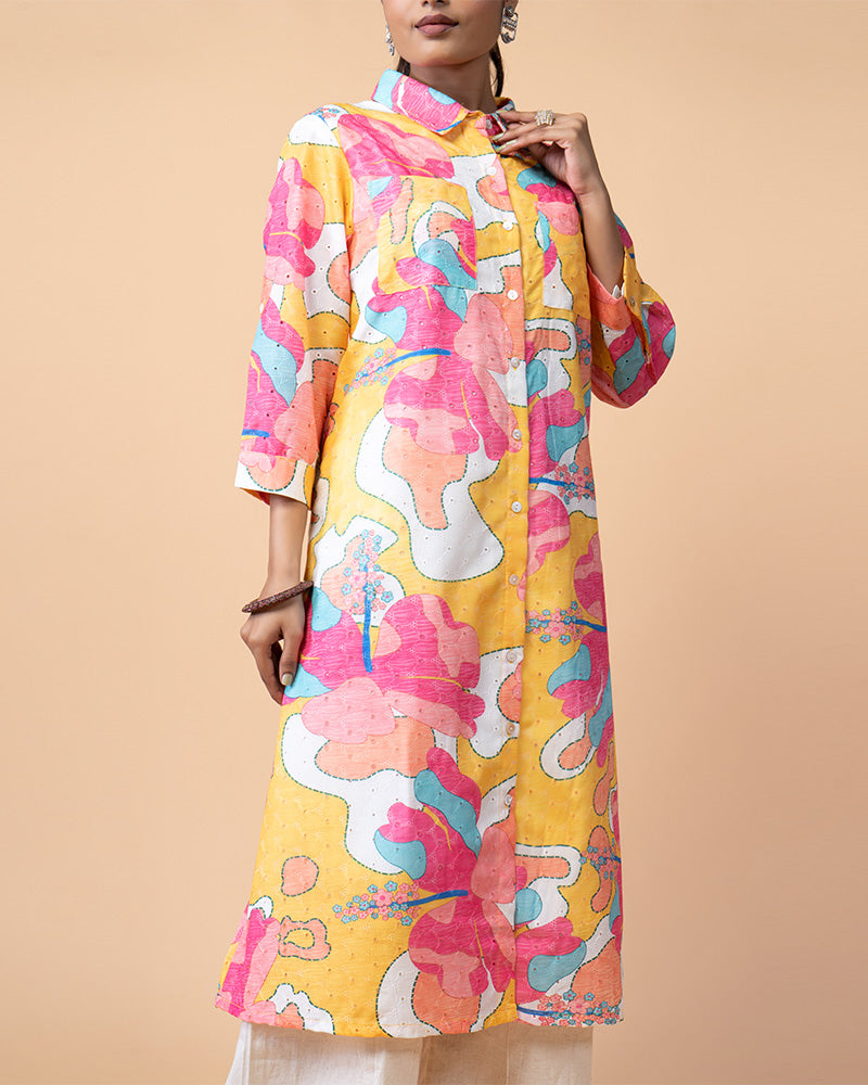 Multi Color Printed Kurti